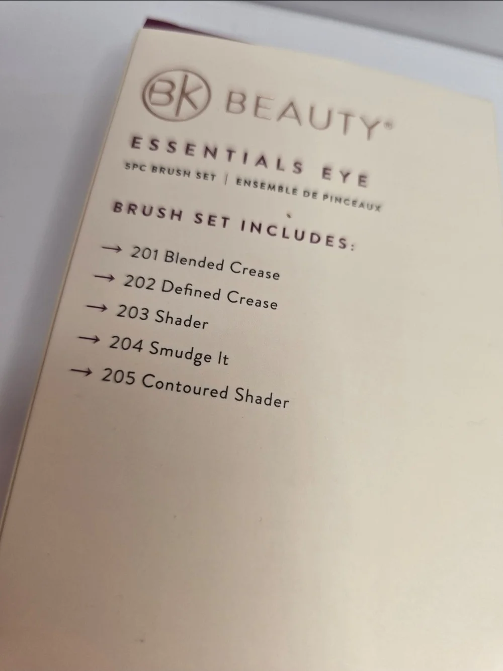 BK Beauty Essentials Eye 5-Pc Brush Box Set - **FREE BK BRUSH W/PURCHASE!**
